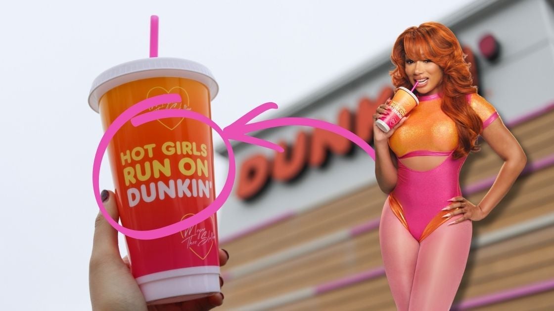  hot girls run on dunkin campaign 