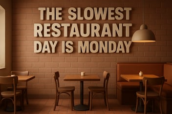 monday is slow for restauants