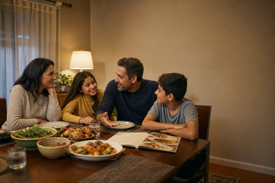 we have food at home