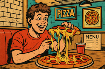 pizza restaurant cheese pizza