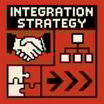 pixelart Integration Strategy  colors are red black and white-1