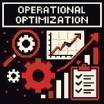 pixelart Operational Optimization  colors are red white and black-1