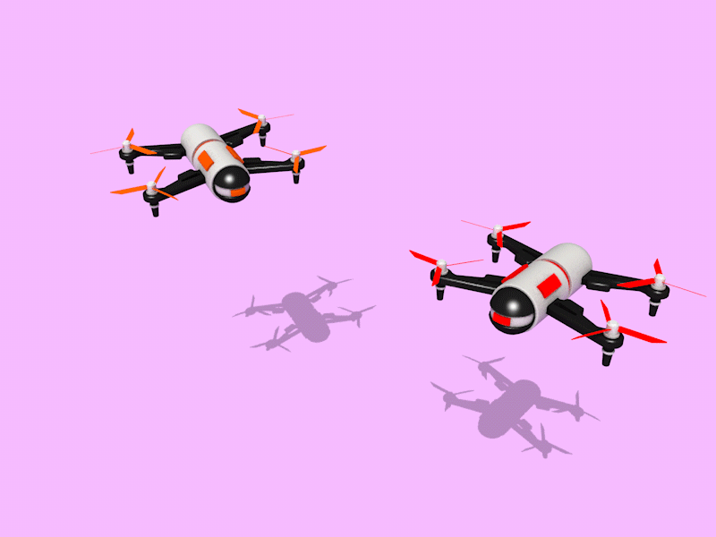  drones animation 