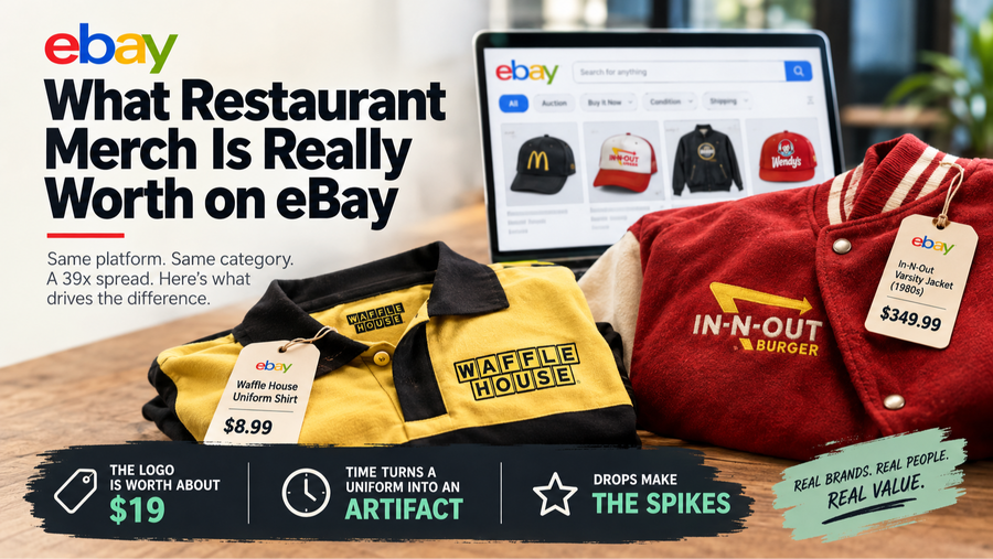 restaurant merch resale on ebay 