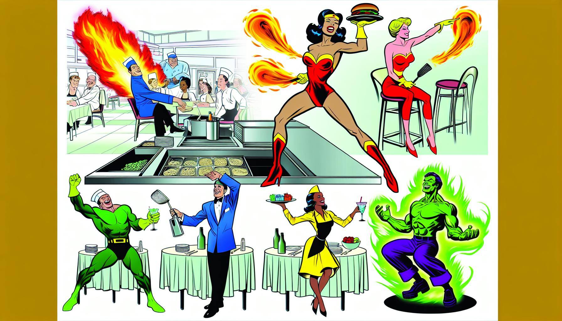 if marvel superheroes were restaurant community-1