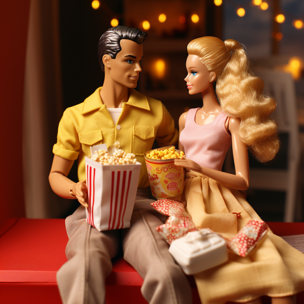 barbie and ken too popcorn